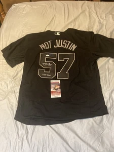 Shane Bieber Signed Auto Autograph Authentic Indians Jersey JSA COA Authentic - Picture 1 of 3