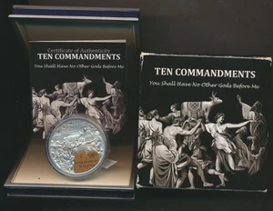 Palau: 2011 $2 1/2oz Silver Proof Biblical Stories - Ten Commandments - Picture 1 of 2