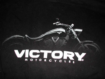 Camiseta Victory Motorcycles Kingpin 2015 de colección de una cara negra talla: grande Foto 1 de 4