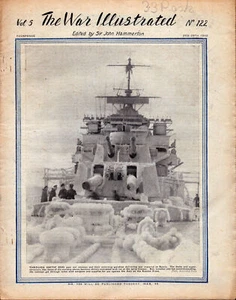 THE WAR ILLUSTRATED 122 Feb 1942 BATTLE OF THE ATLANTIC JAVA ROMMEL S TANKS RANG - Picture 1 of 5