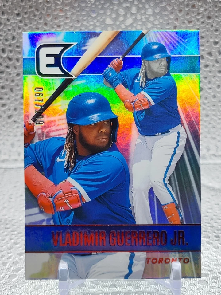 Vladimir Guerrero Jr. 2022 Panini Chronicles Essentials Refractor #19 Blue Jays - Image 1 of 4