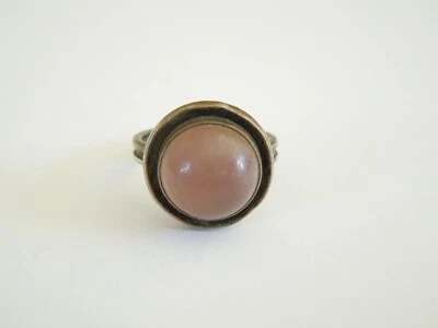 Anello In Argento 835 Con Quarzo Rosa 6,4 G/Taglia 54 - Immagine 1 di 4