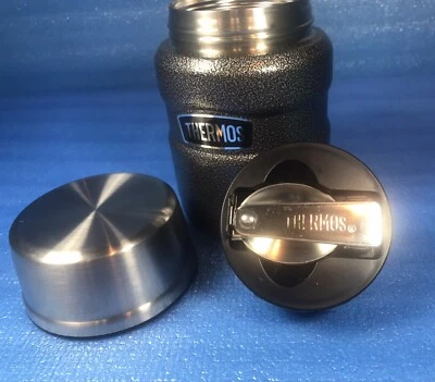 Thermos Thermal Insulated Lunch Box Bottle Soup Container Stainless Steel 16oz - Image 1 of 4