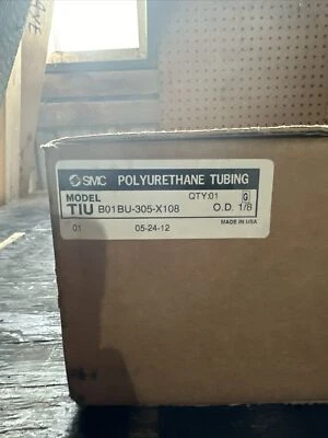 SMC TIUB01BU-305-X108 tubing, polyurethane pl reel, TIU POLYURETHANE TUBING - Image 1 of 2