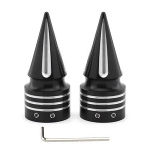 For Harley Front Axle Nut Cap Cover Softail Sportster Touring Road Street Glide - Picture 1 of 5