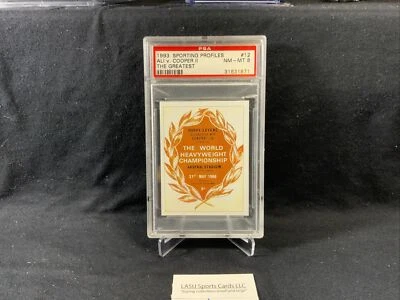 1993 Sporting Profiles #12 Muhammad Ali V Cooper II  The Greatest PSA 8 - Image 1 of 2