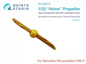 1/32 Quinta 3D Interior Decal #L32013 Heine Propeller Finish For Wingnut Kit - Picture 1 of 2