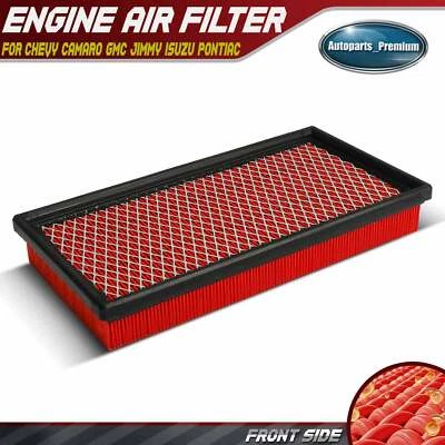 High Performance Engine Air Filter for Chevrolet Camaro GMC Jimmy Isuzu Pontiac - Image 1 of 4