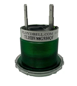 1 pieza Floyd Bell Alarma TLHBV88G930QF Montaje en Panel 9-30 VDC Verde Indicador Alarma - Imagen 1 de 3