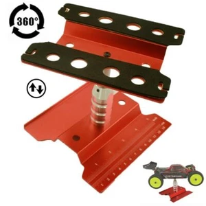 NHX RC Alum Car Stand Work Station Repair Tools : 1/12 1/10 1/8 Truck Buggy Red - Picture 1 of 5