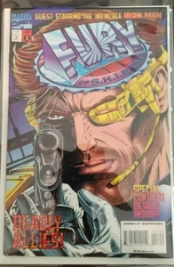 Fury of SHIELD 3 MARVEL COMICS Guest Starring the Invincible Iron-Man - Picture 1 of 6