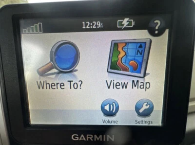 Garmin Nuvi 350 NA Silver Portable Touch Screen 3.5" LCD Display GPS Navigator - Image 1 of 4