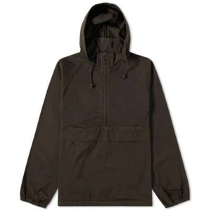 Nuevo Para Hombre Yeezy Temporada 6 Media Cremallera Algodón Encerado Anorak Umber/Marrón S Pequeño $525 - Imagen 1 de 8