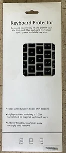 SILICONE/WASHABLE KEYBOARD PROTECTOR FOR APPLE MACBOOK & iMac! - Picture 1 of 3