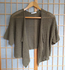 Old Navy - Olive Green Crochet Crop Cardigan - Xl
