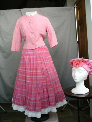 Vestido Victoriano Para Mujer Disfraz Eduardiano Guerra Civil Estilo Recreación con Sombrero Fregona Foto 1 de 4