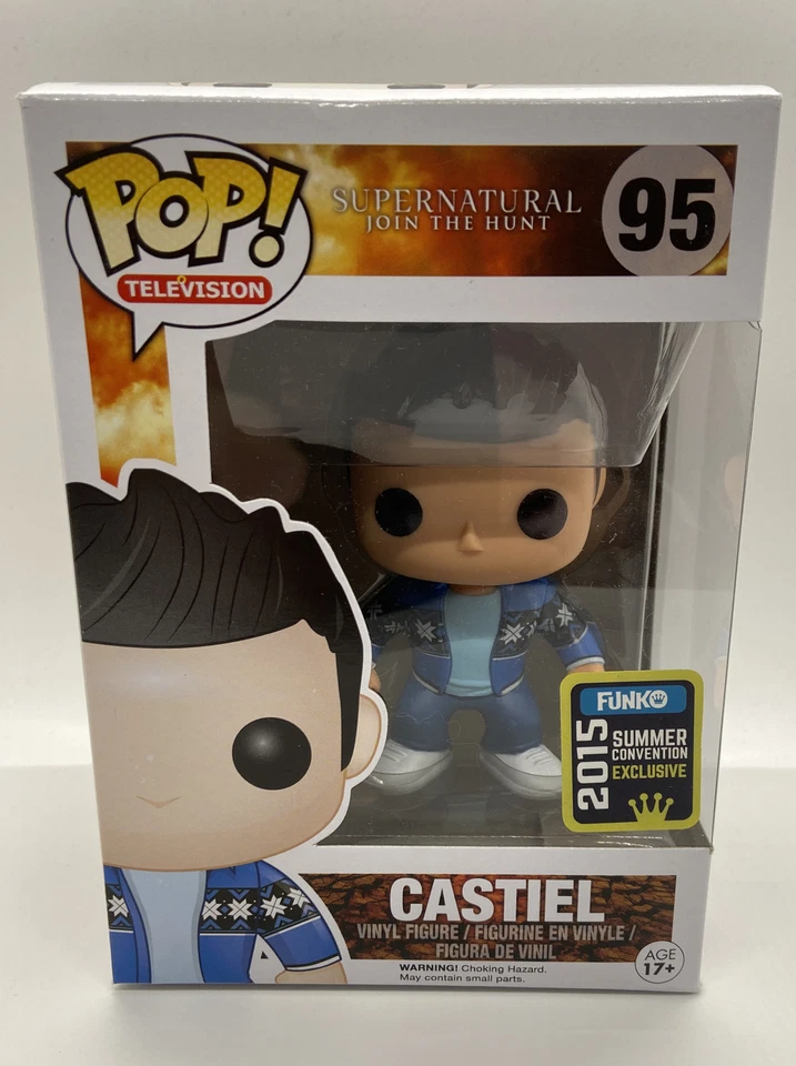 Funko Pop Castiel Francés Error Misha Collins 95 Sobrenatural SDCC 2015 Foto 1 de 4