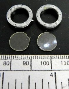 Hublot - Metal White With Glazing - Outer Diameter 15mm - Bundle Of 2 - Picture 1 of 3