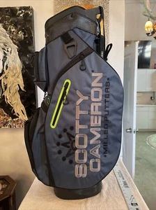 Brand New Scotty Cameron Explorer Circle T British Open 2021 Blue/Lime Cart Bag - Picture 1 of 11