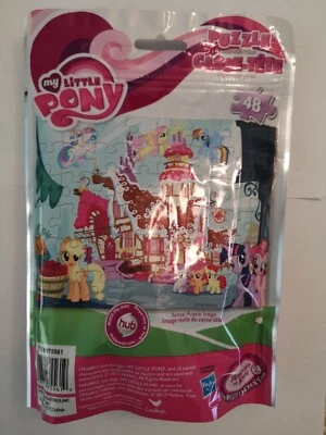 My Little Pony Puzzle On the Go 可重新密封袋(48 件),2013 年。 全新 — 第 1/2 张图片