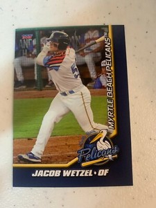Jacob Wetzel Card 2021 Myrtle Beach Pelicans Team Card