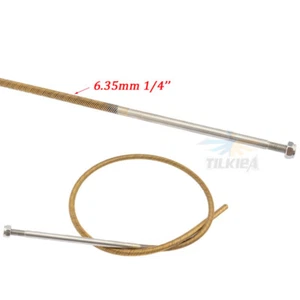 Cable flexible izquierdo/derecho eje de transmisión suave de 1/4"" con cable flexible de 6,35 mm L700/950 mm para barco de radiocontrol - Imagen 1 de 6