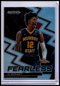 2023 prizm draft picks silver fearless #20 ja morant