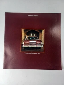 1979 Ford Thunderbird Heritage Dealer Car Brochure 8 Pages Free Ship - Picture 1 of 5