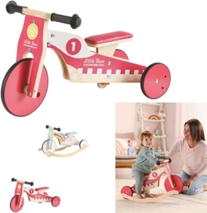 Wooden 2-in-1 Bike & Rocker, Kids First balance bike & tricycle - Picture 1 of 5