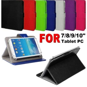 Flip Stand Cover Case Protective Shell For Samsung Huawei Android Tablet - Picture 1 of 18