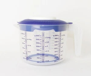 TUPPERWARE Candy 2,0L Rührbecher Messbecher Blau - Bild 1 von 2