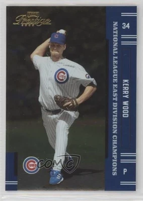 2005 Playoff Prestige Playoff Champions National League East /18 Kerry Wood #34 - Image 1 of 2
