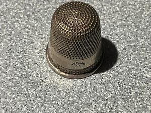 Vintage verzierter Fingerhut Sterlingsilber # 9 - Bild 1 von 6