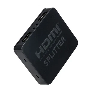 HDMI Splitter 1 In 2 Out 1080P 4K 1X2 HDCP Stripper 3D Power Amplifier A - Imagen 1 de 6