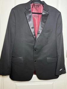 NEW Madison Men's Black Classic Fit Tuxedo Suit Jacket 46R - Picture 1 of 7