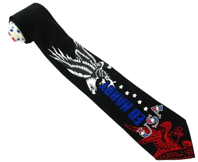 Corbata patriótica de seda Ed Hardy Foto 1 de 3