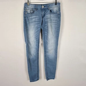 Indigo Rein Jeans Juniors 3 Blue Skinny Medium Wash - Picture 1 of 15