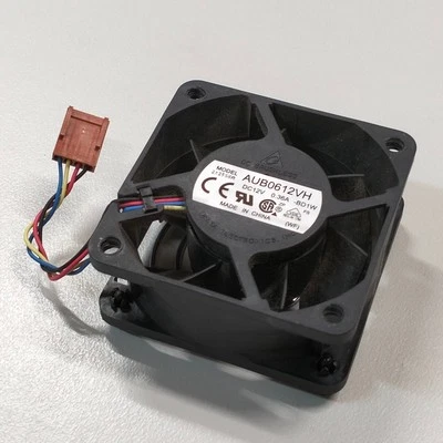 HP Compaq Elite 8300 60mm 12V 0.60A 4-Pin Cooling Fan 691352-001 DELTA AUB0612VH - Image 1 of 4