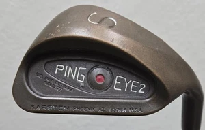 Ping Eye 2 Red Dot (1° Flat) Beryllium Copper BeCu Sand Wedge SW Men's RH Steel - Picture 1 of 24