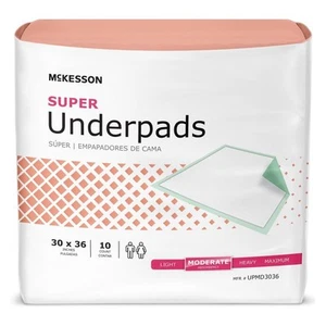 100 Adult Disposable Chair Incontinence Bed Protector Pads Underpads 30x36" - Picture 1 of 1