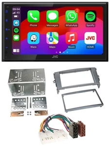 JVC Bluetooth 2DIN MP3 DAB USB Autoradio für Toyota Auris 07-12 anthrazit-grau - Bild 1 von 9