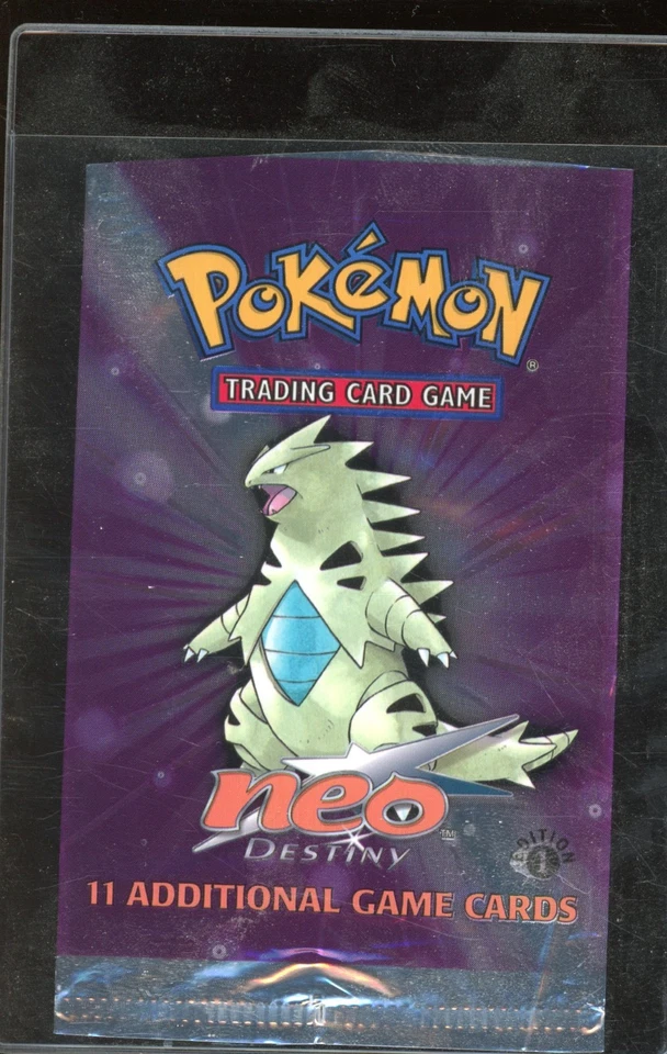 Pokemon TCG 1st Ed. Neo Genesis Booster Pack Open/Empty - Image 1 of 1