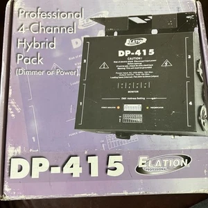 Elation DP-415 Pro 4 Kanal Dimmer oder DMX Steuerung - Bild 1 von 3