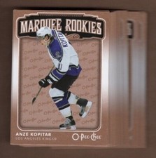 ANZE KOPITAR 2006/07 OPC O-Pee-Chee MARQUEE ROOKIE CARD LA KINGS FHOF CUP WINNER