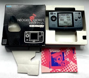 1999 CARBON BLACK NEO GEO POCKET MONOCHROME CONSOLE (Very Good Condition) - Picture 1 of 24