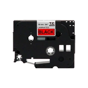 Cinta de etiquetas compatible con Brother negra sobre roja TZ441 PT9700PC 9800PCN D400 - Imagen 1 de 1