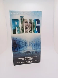 The Ring VHS 2003 Rare Cardboard Paper Version Cover HORROR - Foto 1 di 7