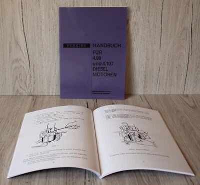 Perkins Betriebsanleitung Dieselmotor Motor 4.99 und 4.107 - Bild 1 von 3