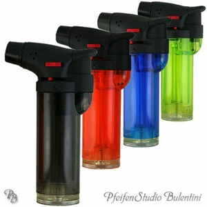 Feuerzeug Mini Bunsenbrenner Turbofeuerzeug Flambierer Gas-Brenner Jet Flamme - Bild 1 von 6