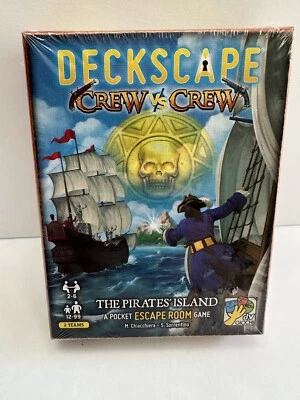 Deckscape Crew vs Crew The Pirates Island 2 Team Escape Room Party Card Game NEW - Image 1 of 4